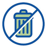 Le cassette riutilizzabili vengono pulite, sterilizzate e riutilizzate dopo il ritiro. Di conseguenza si diminuiscono i volumi d’imballaggio e smaltimento.